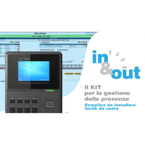 Kit In&Out Software gestione presenze